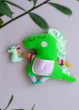 Мягкая игрушка-сплюшка Дракончик WooolyWool ручной работы - изображение 3