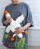 Мягкая игрушка-сплюшка Гусь WooolyWool ручной работы - изображение 7