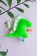 Мягкая игрушка-сплюшка Дракончик WooolyWool ручной работы - изображение 5