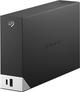 Жорсткий диск Seagate External One Touch Hub 4TB STLC4000400 USB 3.0 External Black - зображення 1