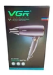 Компактный дорожный электрофен VGR V-439 фен для сушки волос 1600 Вт Черный - изображение 7
