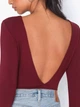 Чоловічий лонгслів NLY trend 092322 XS (97925XS) Бордовий - зображення 5