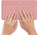 Klawiatura bezprzewodowa Logitech Keys-To-Go do iPhone iPad Apple TV Blush Pink (920-010059) - obraz 4