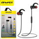 Спортивные беспроводные Bluetooth наушники Awei AK4 Black (МХ-НФ-00006396) - изображение 10