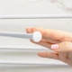Держатель для полотенец клейкий MBM HOME BP-28 WHITE/GRAY белый/серый - изображение 7