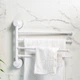 Держатель для полотенец клейкий MBM HOME BP-28 WHITE/GRAY белый/серый - изображение 10