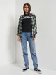Футболка оверсайз женская Vans VN0A3UP4BLK1 L Черная (192362240818) - изображение 3