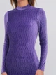 Платье вечернее короткое летнее женское H&M FL0902509 M Фиолетовое (DN4000000240025) - изображение 3