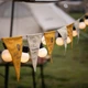 Гірлянда Camping Flag Glamping 6 м 16х17 см NH20PJ119 yellow/khaki (6927595749050) - зображення 4