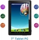 Планшет Haehne 7 Inch Tablet PC Android 5.0 A33 Quad Core 1GB RAM 8GB ROM Dual Cameras WiFi Bluetooth Black - изображение 1
