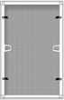 Москітна сітка для вікон AVATAS Anvis 1085 х 2350 мм Біла (1085_2350_9016_ANV) - зображення 1