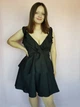 Сукня жіноча на бретельках з рюшками Boohoo Чорна (9874 XL/48) - зображення 3