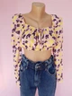 Топ с длинными рукавами в цветочный принт Boohoo Розовый ( 10380 S/42 ) - изображение 8