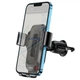 Держатель для мобильного автодержатель 15W Hoco HW2 Wise automatic induction wireless fast charging car holder - изображение 6