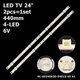 LED підсвітка TV 24" HL-00240A30-0401S-05 A1 JL.D24041330-006AS-M MS-L2668 MS-L2151 V2 2pcs=1set - изображение 1