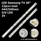 LED підсвітка Samsung TV 49" IC-B-HWCR49D640L IC-B-HWCR49D640R ZNL60600-AC 12pcs=1set - изображение 1