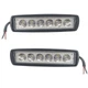Комплект LED фар ДАЛЬНЬОГО світла. Світлодіодні фари на 6 діодів. JP-YZ-18W. Вир-во Корея LED-1020 - зображення 1