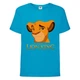 Футболка дитяча Король Лев (Lion King) блакитна (LK-simba-blue) 116 см - зображення 1