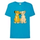 Футболка дитяча Король Лев (Lion King) блакитна (LK-sіmba&nala-2-blue) 116 см - зображення 1
