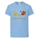 Футболка детская Король Лев (Lion King) светло-голубая (LK-friends-3-blue) 140 см - изображение 1