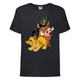 Футболка детская Король Лев (Lion King) черная (LK-friends-black) 116 см - изображение 1