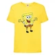Футболка дитяча Спанч Боб 4 (Sponge Bob) жовта 128 см - зображення 1