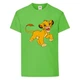 Футболка детская Король Лев (Lion King) светло-зеленая (LK-simba-5-green) 104 см - изображение 1