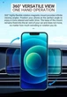 Автомобильный держатель для телефона с беспроводной зарядкой HOCO CA91 Magnetic Wireless Fast Charging 15W Max Черно-Серый - изображение 7