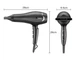 Фен для волос VGR V-450 Professional (2400 Вт, Турбо режим, 2 насадки) - изображение 3