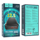 Power bank Hoco J101B PD20W+QC3.0 (22.5W) 30000 mAh портативная батарея повербанк 2xUSB Black - изображение 4
