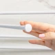 Держатель для полотенец клеящийся MBM HOME BP-28 WHITE/GRAY Бело-Серый - изображение 4