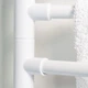 Держатель для полотенец клеящийся MBM HOME BP-28 WHITE/GRAY Бело-Серый - изображение 6
