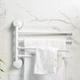 Держатель для полотенец клеящийся MBM HOME BP-28 WHITE/GRAY Бело-Серый - изображение 7