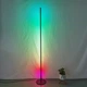 Лампа торшер LED 200 см підлоговий кутовий RGB з пультом від мережі Білий - изображение 1