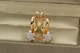 Серьги Xuping Jewelry северный цветок 2 см золотистые - изображение 2
