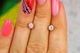 Сережки гвоздики Xuping Jewelry камінці на шість кріплень 4 мм золотисті - зображення 2