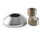 Ексцентрик з декоративною чашкою Valogin 3/4"х1/2" хромований VG-214101 - зображення 1