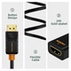 Перехідник Сabletime DisplayPort - HDMI, 0.2m, v2.0 (1920*1080p)/60HZ (CP22B) - зображення 6