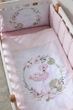 Постельный комплект с бортиками Baby Veres Flamingo pink New 217.01.1 - изображение 1