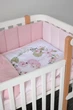 Постельный комплект с бортиками Baby Veres Flamingo pink New 217.01.1 - изображение 2
