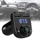 FM модулятор CAR KIT автомобильный трансмиттер в машину для музыки по Bluetooth и с карт памяти Черный - изображение 6