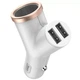 Автомобильное зарядное устройство Baseus Y Type Car Charger 40W 2USB 3.4A + Прикуриватель Зарядка в авто (CCALL-YX02) White - изображение 1