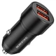 Автомобильное зарядное устройство BOROFONE BZ19 2USB Wisdom Dual Port Car Charger Set + Кабель Micro USB Зарядка в авто (Black) - изображение 4