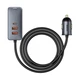 Автомобильное зарядное устройство Baseus Share Together PPS Multi-port Fast Charging With Extension Cord 120W 2USB+2Type-C Зарядка в авто Gray - изображение 1