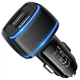 Автомобильное зарядное устройство BOROFONE BZ14 2USB Max Dual Port + Кабель Type-C to iP Зарядка в авто Black - изображение 3