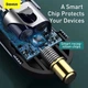 Автомобільний зарядний пристрій Baseus Share Together PPS Multi-port Fast Charging With Extension Cord 120W 3USB + 1Type-C Зарядка в авто Gray - зображення 13