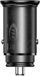 Автомобильное зарядное устройство Baseus Circular Metal PPS Car Charger Быстрая зарядка Quick Charge 4.0 + Power Delivery 3.0 30W USB + Type-C 5A Зарядка в авто (CCYS-C01) Black - изображение 5