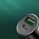 Автомобильное зарядное устройство Baseus Circular Metal PPS Car Charger Быстрая зарядка Quick Charge 4.0 + Power Delivery 3.0 30W USB + Type-C 5A Зарядка в авто (CCYS-C01) Black - изображение 10