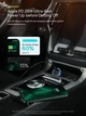 Автомобильное зарядное устройство Baseus Golden Contactor Pro Triple Fast Charger Car Charger 65W USB+2Type-C Быстрая зарядка Зарядка в авто (CGJP010013) Dark Gray - изображение 13