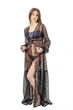 Кружевной женский пляжный халат макси 98кп-170/774 One size (S-L) Черный (2000012495014) - изображение 3
